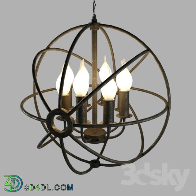 Ceiling light - Hanging chandelier LOFT1192-6