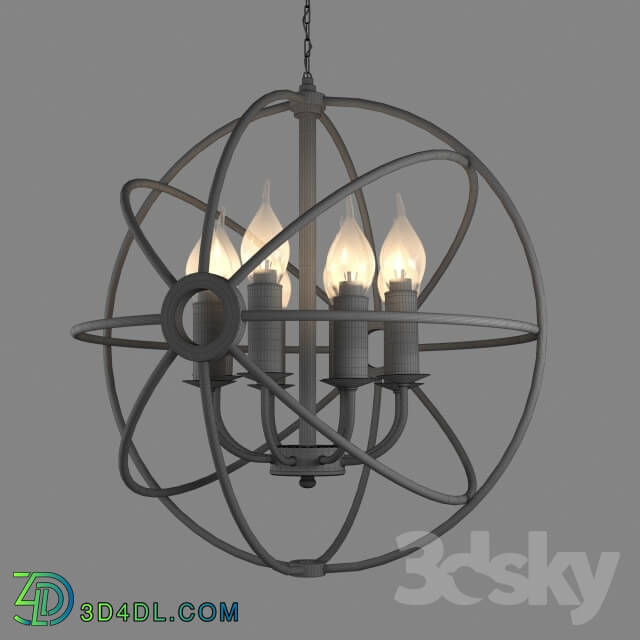 Ceiling light - Hanging chandelier LOFT1192-6