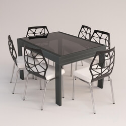 Table _ Chair - lunch set 2 