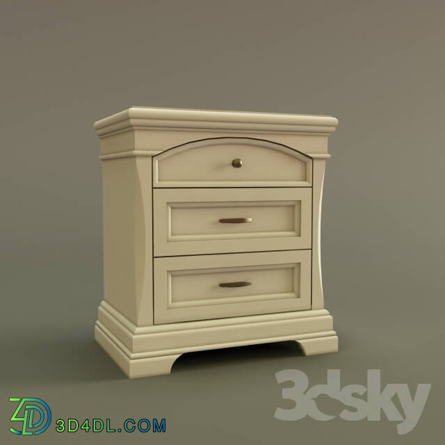 Sideboard _ Chest of drawer - Bedside table Aurora avorio