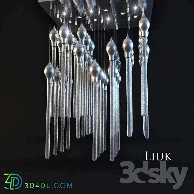 Ceiling light - Chandelier Barovier_Toso Addendum Liuk