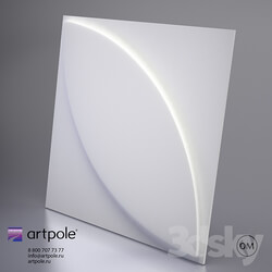 3D panel - Gypsum Plant 3d panel of Artpole 