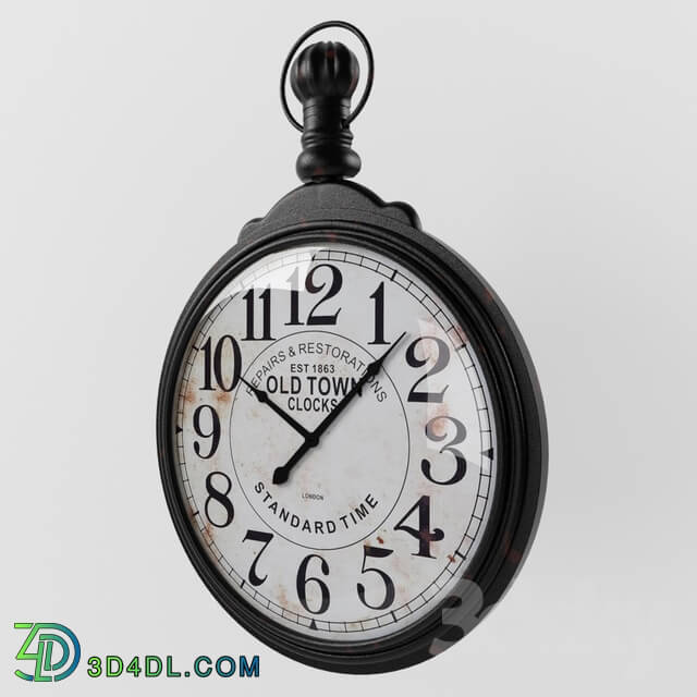 Other decorative objects - Metal wall clock