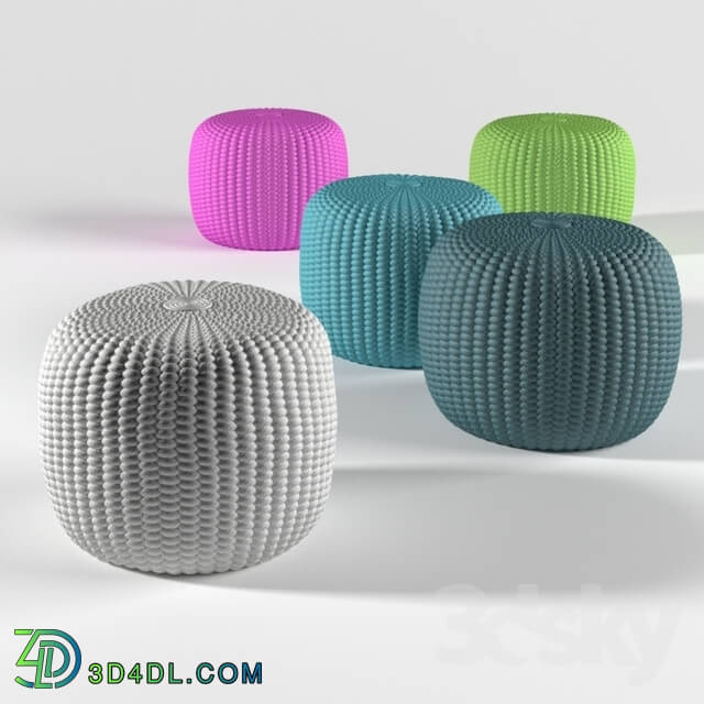 Other soft seating - Paola Lenti Nido pouf