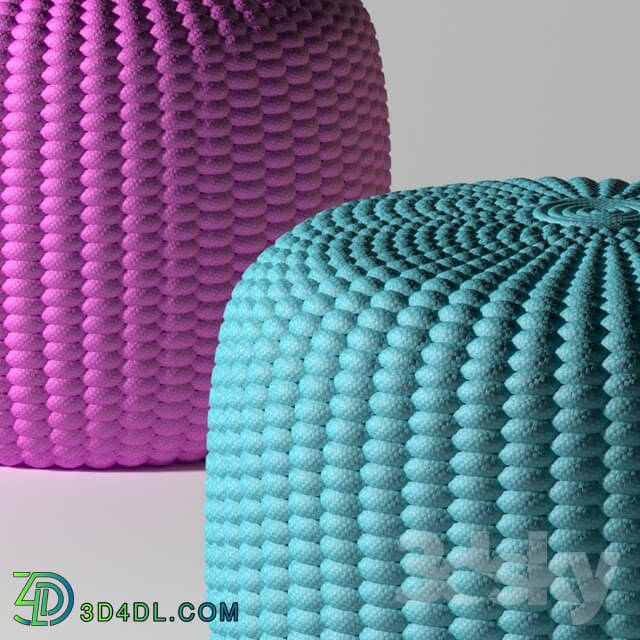 Other soft seating - Paola Lenti Nido pouf