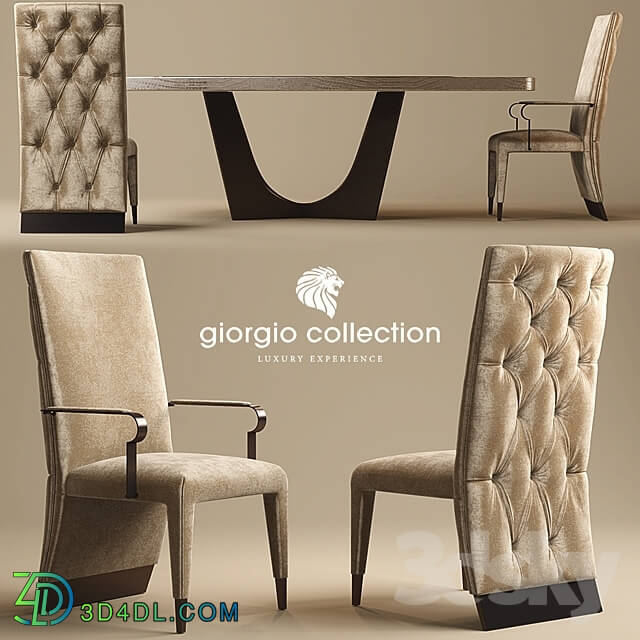 Table _ Chair - Table and chair Giorgio Lifetime Dining Chairs