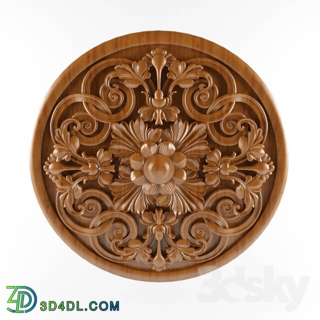 Decorative plaster - ceiling decoration cotton 1