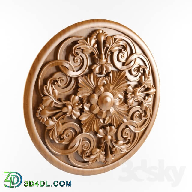 Decorative plaster - ceiling decoration cotton 1