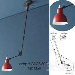 Wall light - Lampe Gras 302 