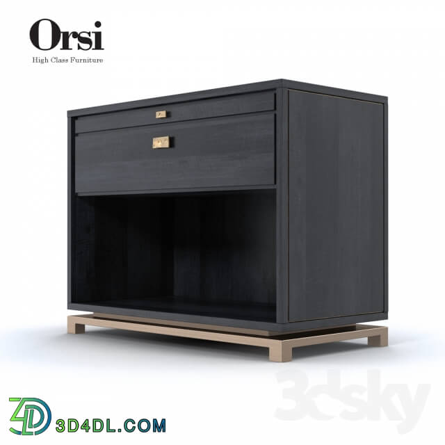 Sideboard _ Chest of drawer - Orsi Bronze bedside table XI