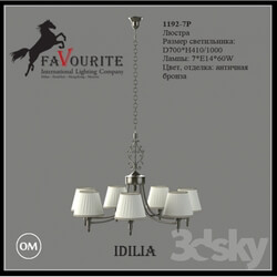 Ceiling light - Favourite 1192-7 p chandelier 