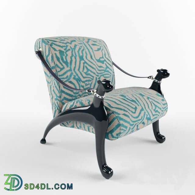 Arm chair - Armchair with Lions