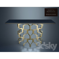 Other - PORTA ROMANA _ Honeycomb Console Table 