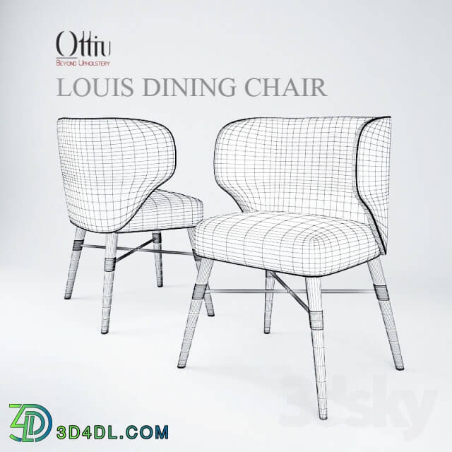 Chair - LOUIS DINING CHAIR _Ottiu _Beyond Upholstery