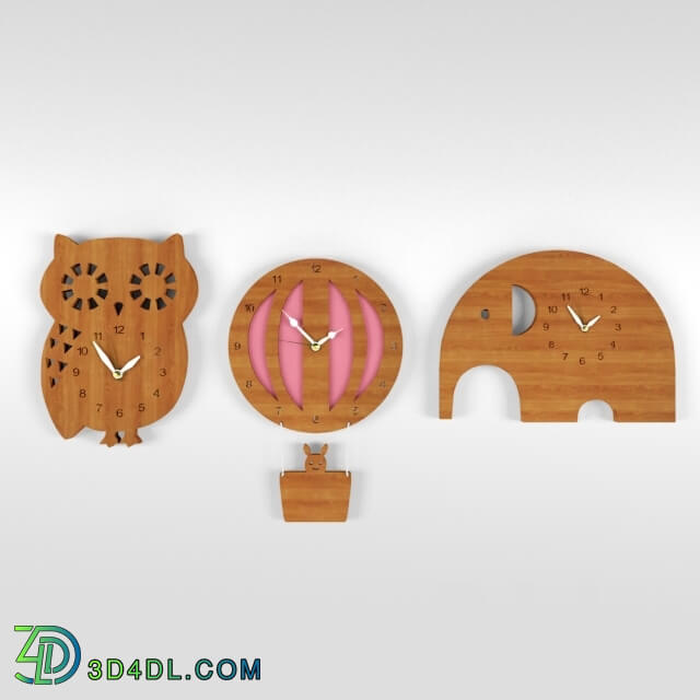 Miscellaneous - Wooden clocks