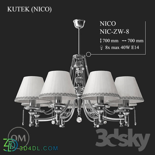 Ceiling light - KUTEK _NICO_ NIC-ZW-8