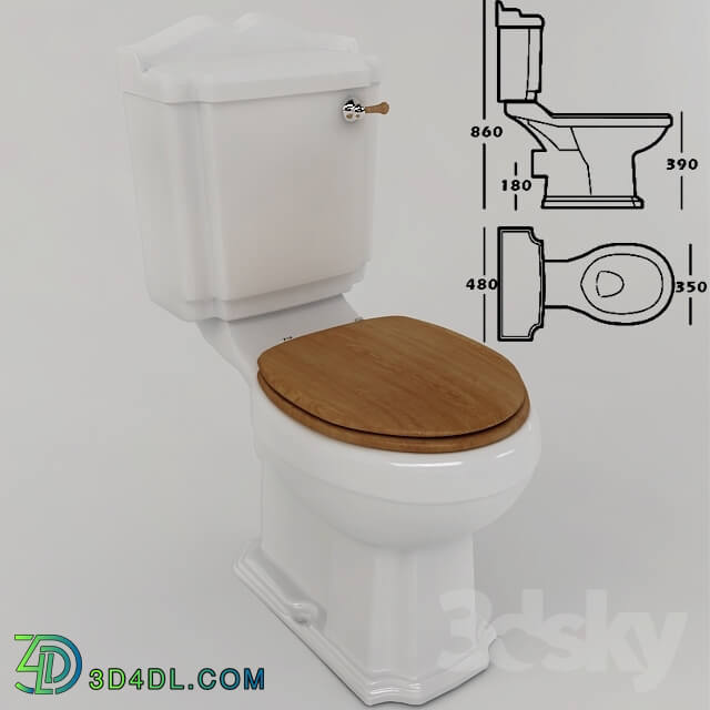 Toilet and Bidet - Universal_Commode