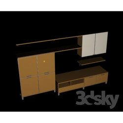 Wardrobe _ Display cabinets - Wall MERCANTINI 