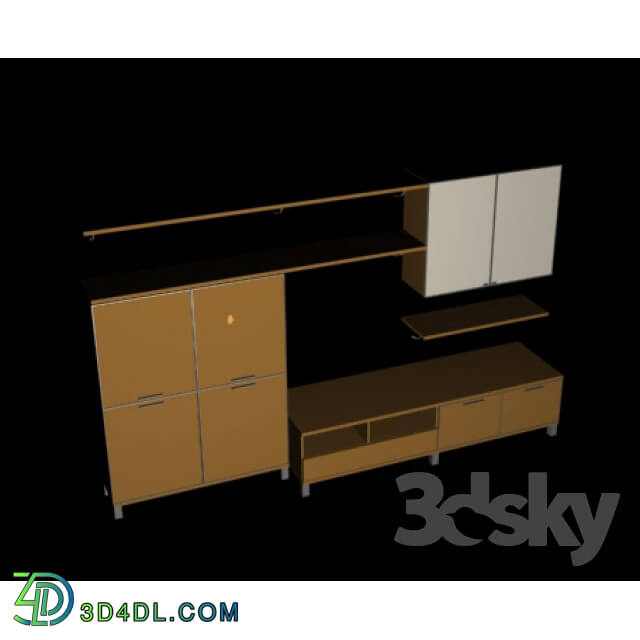 Wardrobe _ Display cabinets - Wall MERCANTINI