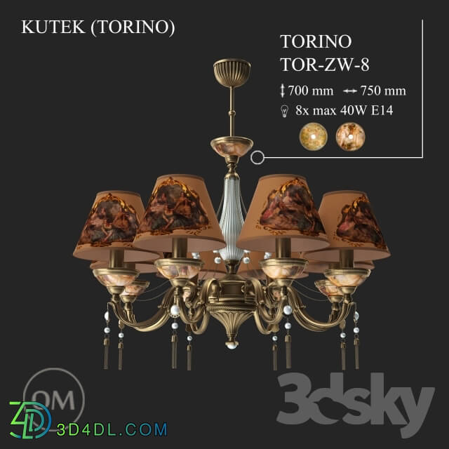 Ceiling light - KUTEK _TORINO_ TOR-ZW-8