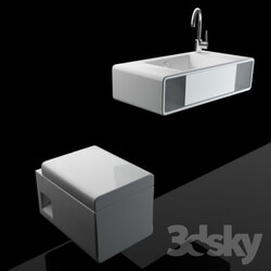 Toilet and Bidet - toilet _ sink EAGO 