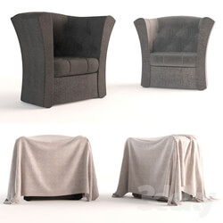 Arm chair - Single Seat Sofa with blanket 