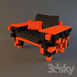 Arm chair - armchair _TETRIS ARMCHAIR_ 