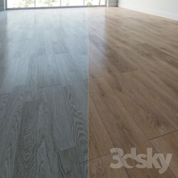 Floor coverings - Krono original - Oak 2-doschechny_ solid board _No Plugins_ 