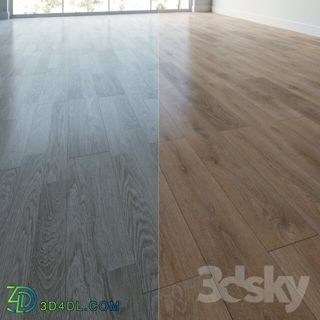 Floor coverings - Krono original - Oak 2-doschechny_ solid board _No Plugins_