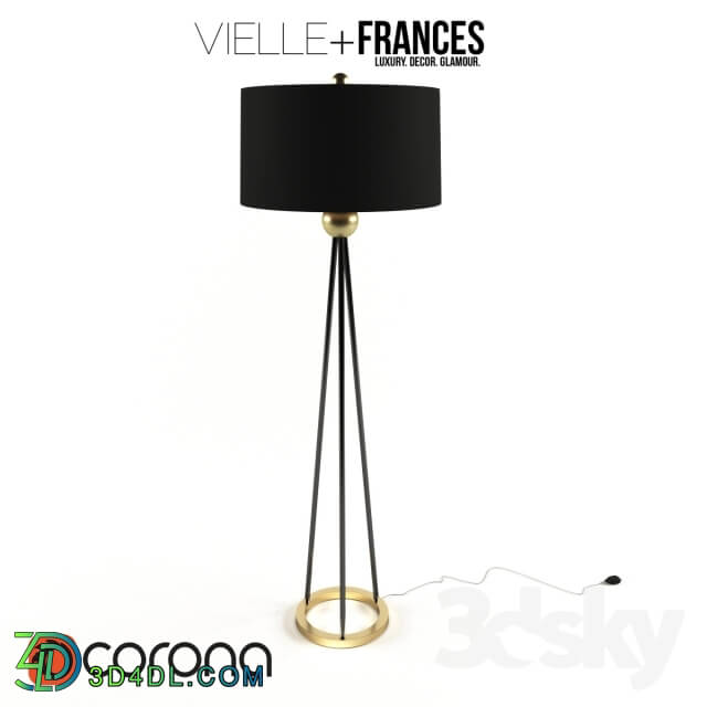 Floor lamp - Lamp Adreanna Floor Lamp by _quot_VIELLE AND FRANCES_quot_