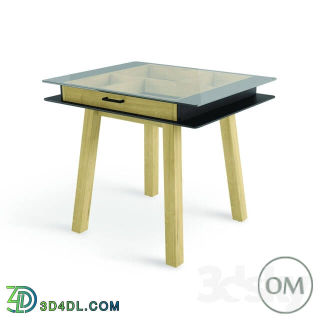 Table - Table with drawers Square