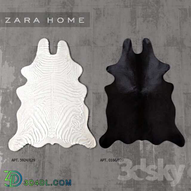 Carpets - Carpets made of cowhide from ZARA HOME