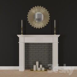 Fireplace - decorative fireplace 