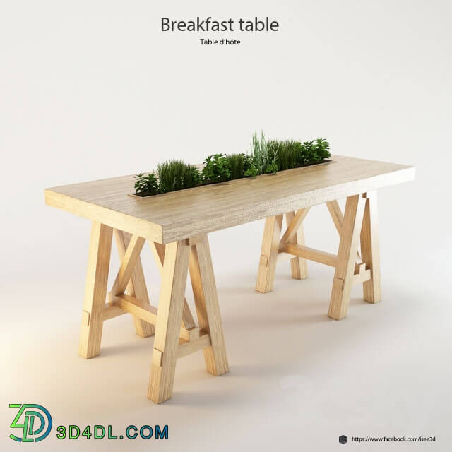 Table - breakfast table