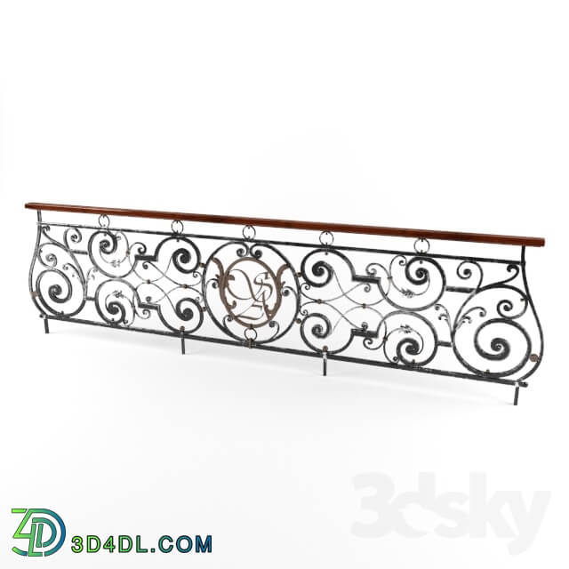 Other architectural elements - forged railing