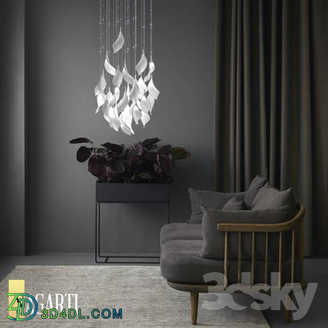 Ceiling light - Suspension lamp Sagarti Espira_ art. Es.P.60 _OM_