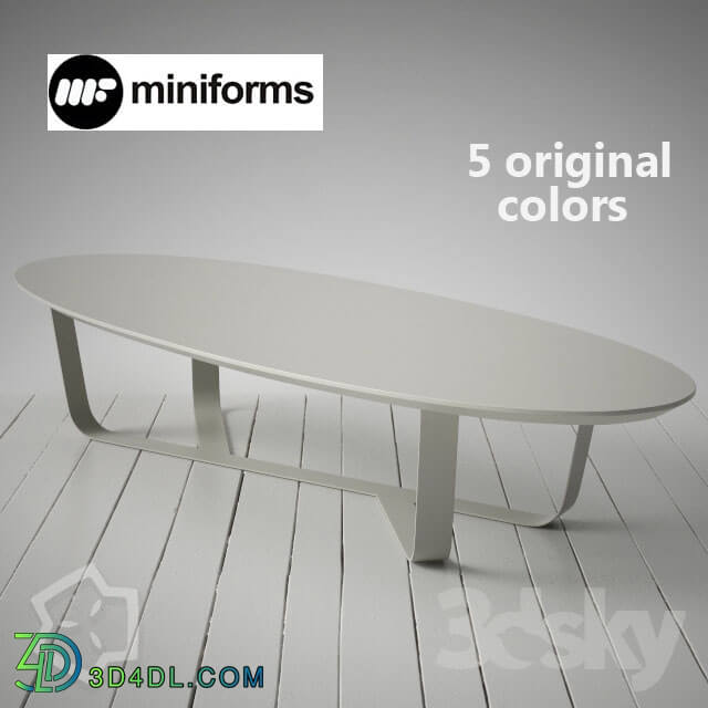 Table - Bino 170x64 by Miniforms