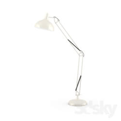 Floor lamp - 94701 Floor lamp BORGILLIO_ 1X60W _E27__ base Ø340_ H1900_ steel_ white 