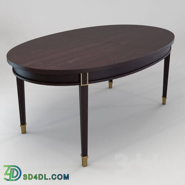 Table - OM Dining table sliding FratelliBarri MODENA in the finishing of veneer cherry _Sherry C__ FB.DT.MD.12