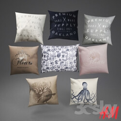 Pillows - H _amp_ M set _ 2 