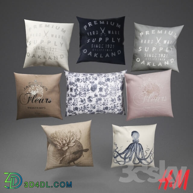 Pillows - H _amp_ M set _ 2