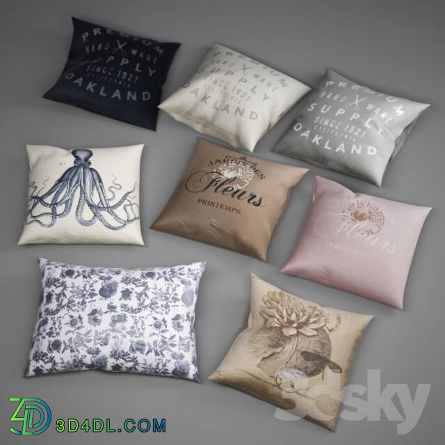 Pillows - H _amp_ M set _ 2