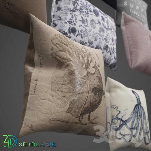 Pillows - H _amp_ M set _ 2