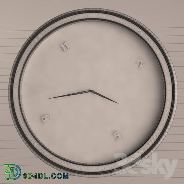 Other decorative objects - color circle clock