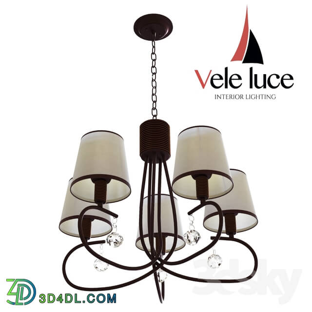 Ceiling light - Suspended chandelier Vele Luce Giordino VL1586L05