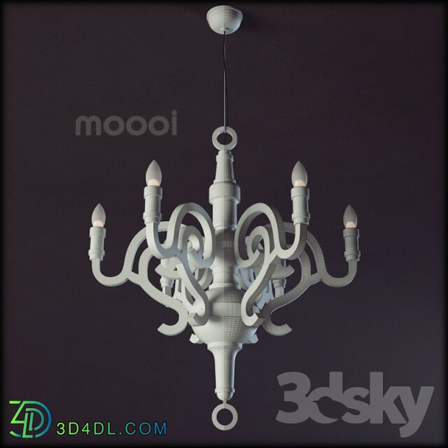 Ceiling light - Moooi _ Paper Chandelier L