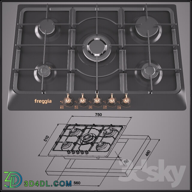 Kitchen appliance - FREGGIA HR 750 VGTAN