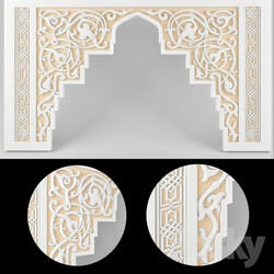 Decorative plaster - Moorish molding _corners_ 