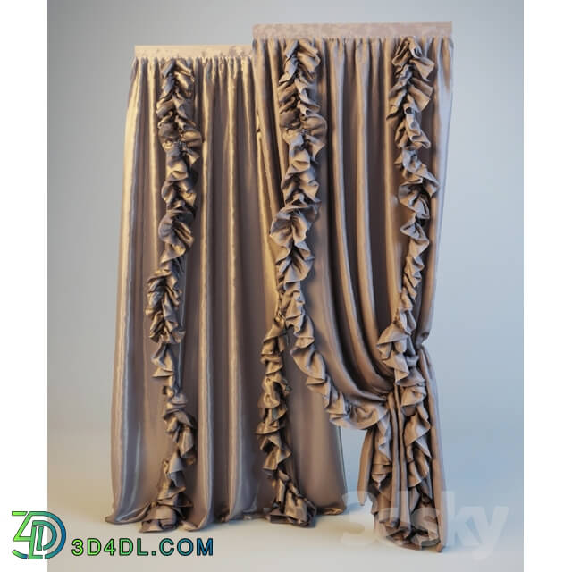 Curtain - Curtains with Ruffles