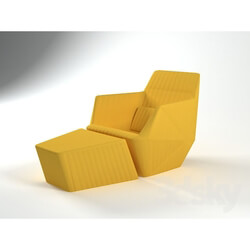 Arm chair - Armchair_ Ligne Roset collection Faccet 